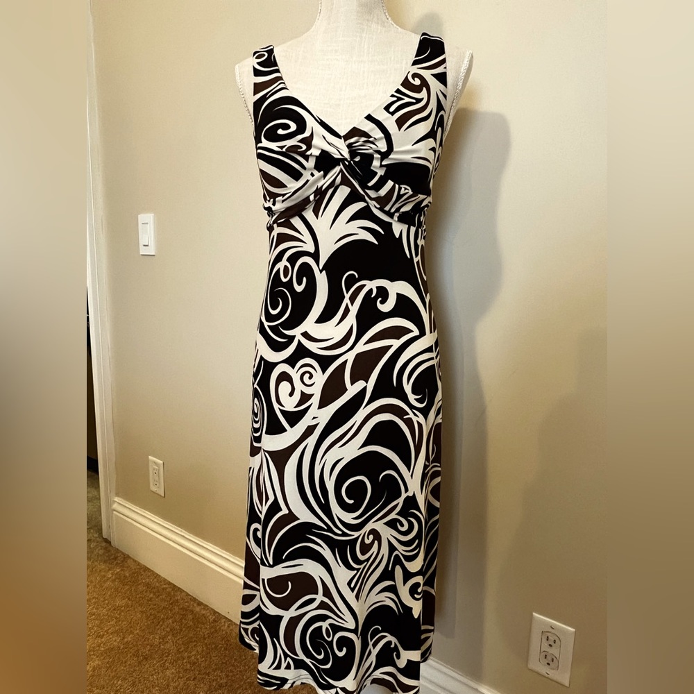Beautiful black, brown and white Madison Leigh dress